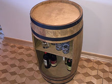 Botte vino con scaffalatura, 81 cm, design casa e bar, portabottiglie, barile