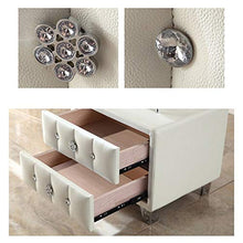 LILIS Comodino,comodini Camera da Letto Pelle Comodino Bianco Comodino Camera Governo del Cassetto