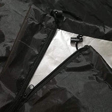 N / A Impermeabili radiatori Copertura 240x92x48 cm, Robusto mobili da Giardino Esterno Impermeabile Rotondo di Protezione (Nero),Nero