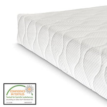 [neu.haus] Letto a Castello Metallo 2 Materassi a Schiuma Fredda Barriera anticaduta 200cm x 140/90cm Letto per Bambini Bianco