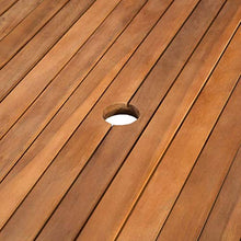 SKM Tavolo da Giardino 150x90x74 cm in Massello di Acacia