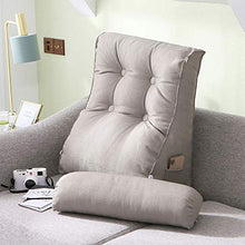 YAHAO Cuscino Comodo Triangolare Cuscino da Lettura Cuscino Schienale, Cuscino A Cuneo per Divano E Divano, Cuscino di Lettura per Una Seduta Confortevole Cuscino da Letto,B-55 * 60cm