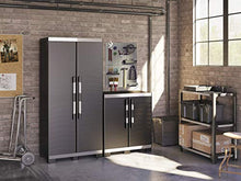 Keter Garage Armadio XL Basso, Resina, Nero, Bajo