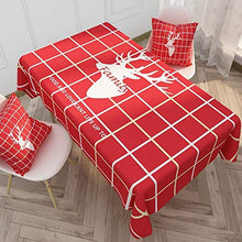 Hey Shop, tovaglia di Natale in cotone e lino, impermeabile, tovaglia da caffè