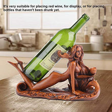 NoBrand - Portabottiglie di vino, a forma di ragazza, in resina