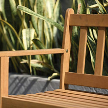 CHILLVERT Panchina da Giardino Milano 2 Posti Legno 51,9x118,5x79,9 cm