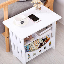N / B Piccolo alloggiamento alloggiamento Comodino, Moda, Comodino, Design Semplice, Robusto, Bianco
