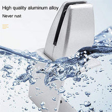 BIN 2Pcs Sneeze Guardia Staffe Stand Schermo Partition Bracket Clip Holder Vetro Morsetti Separè Clip Morsetto per Office Desk Table Supporto da Tavolo E Divider Supporto