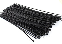 SaySure - 500 PCS Black 7.5 inch Wraps Pack UV Resistant Nylon Cable Zip