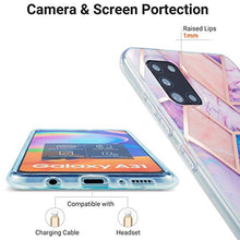 Custodia in TPU (IMD marmore) per Samsung Galaxy A31, colore: Viola