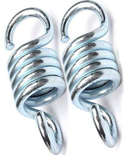 2 Pezzi Amaca Spring, Temprato Acciaio Zincato Estensione Molla per Appendere Amache e Dondoli, Reggisacco per Addestramento, 270 kg capacità per Pezzo