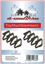 all-around24® Fermatovaglia in acciaio inox, segnaposto argento