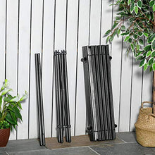 giordano shop Tavolo Pieghevole da Campeggio 70x70x69 cm in Alluminio Nero