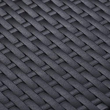 Relaxdays Panchina Pieghevole, Set da 2 Panche da Birreria, Terrazza & Giardino, Plastica, HxLxP: 42 x 100 x 25 cm, Nero