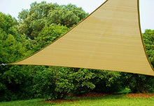 Telo gazebo vela ecru' Mt 5X5X5 triangolare