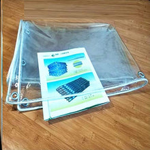 GGYMEI Telo Impermeabile Esterno, Telone Impermeabile Trasparente Resistenza allo Strappo, Spessore Isolamento 0,3 Mm per Fabbrica Agricola All'aperto Compresse di Plastica
