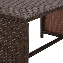 Set da giardino Mobili da giardino, copertura per la sedia per il tempo libero, set da giardino Mobili da giardino, moda integrata e funzione,Brown