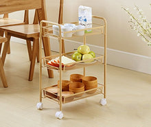 &ripiano di stoccaggio Carrello per ripiano da cucina Scaffale di finitura (Color : Yellow)
