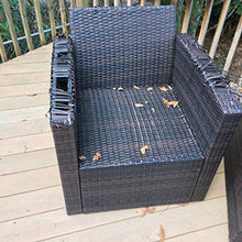 Bayda - Kit di riparazione in rattan sintetico, piatto, per riparare mobili da giardino