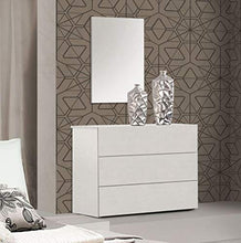 ERREBI Cassettiera Como' con 3 cassetti Bianco Frassino L103