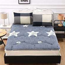 Materasso Pad Coprimaterasso - Ultra Molle Materasso Pieghevole (Colore : Grigio, Dimensione : 150x200cm)