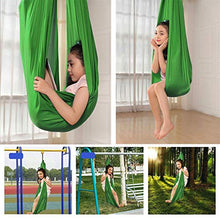 WCX - Amaca elastica per interni e interni, per yoga, regolabile, con autismo, ideale per integrazione sensoriale