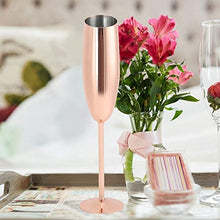 Tarente 304 Bicchiere di Vino Rosso Cocktail dell'Acciaio Inossidabile Champagne Calice Bar Forniture in Oro Rosa