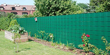 Rotolo Frangivista & Frangivento in PVC per Recinzione da Giardino a Doppia Barra | Colore: Verde | Lunghezza: 35m x 19cm con 20 Clip