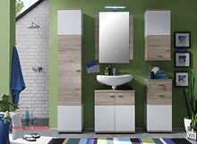 trendteam smart living Mobili, Metallo, Bianco, 36 x 81 x 31 cm