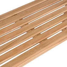 E E-NICES Panchina da Giardino 120 cm in Massello di Teak