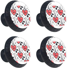 Amore della Torre Eiffel Pomelli per Porta Set di 4 Pomelli per Mobili Manopole per Cassetti Cucina Armadio Vetro