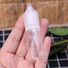 Gjyia 10ml-120ml Plastica Pet Contagocce Vuoto Occhio Liquido Bottiglia d'Acqua Trasparente Tappo Punta Lunga