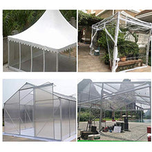 YYFANG Telone Telo Copertura ， Impermeabile E Resistente agli Strappi Adatto for Serra da Esterno Plastica, 21 Dimensioni (Color : Chiaro, Size : 2.4x3m)