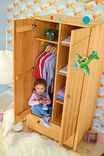 BioKinder 22157 Armadio Luca 165x80x60 cm, Legno massello