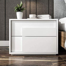 FTFTO Accessori per la casa Comodino Mobiletto portaoggetti Comodino Dipinto Cassetto portaoggetti Moda Cassettiera Mobili Camera da Letto Nero