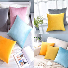 Sunbbingsp Federe Cuscini Divano, 2 PCS Set Cuscini per Divano Decorativi, Cuscini per Divano Blu, Copri Cuscini Divano 45x45 per Cuscino per Divano Camera da Letto Divano Decorativi Letto