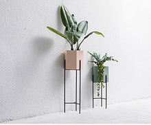 ZYLE Portavaso da Terra con piedistallo da Giardino in Ferro Nordico (Color : A)