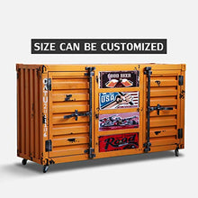 DUTUI Armadi in Stile Industriale Creativo, Vecchi Contenitori retrò, Armadi Laterali, Armadi Laterali, Armadi Laterali Bar, Dimensioni Personalizzate di Supporto
