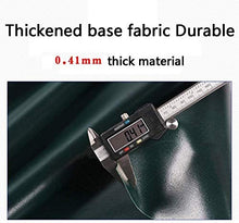 N / A Giardino coperture mobili telone Resistente PVC con Occhielli di Metallo, 100% Double-Face Impermeabili Copertura, Verde Scuro Tarp - 500 g / ㎡ mobili da Giardino Coperchio (Dimension.