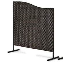 Pureday Protezione visiva da Rattan Artificiale, Marrone Onda - Kunstrattan