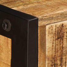 E E-NICES Credenza con 3 Cassetti 110x35x75 cm Legno Massello di Mango