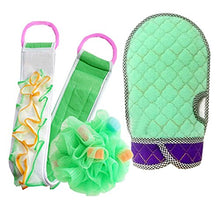 Dragon Troops Doppio scrubbing Strap per Uomo/Donna, Dorso per Doccia, Asciugamani da Bagno, Verde