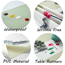 VPbao Tovaglia lavabile in vinile, facile da pulire, tovaglia rettangolare in PVC, lavabile, impermeabile, resistente alle fuoriuscite, per interni ed esterni