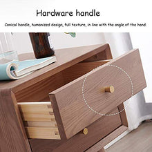 Comodini in legno con 2 cassetti maniglia per camera da letto e soggiorno, 40 x 45 x 55 cm