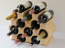 'portabottiglie da Block' in legno (confezione singola)