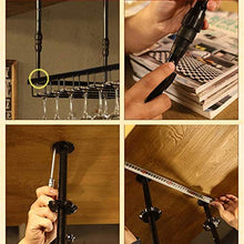Leifeng Tower Classico Wine Rack Semplice Bar Europea Rack Wine Glass Rack Hanging Wine Rack Rack Upside Giù Vino (Color : Black)
