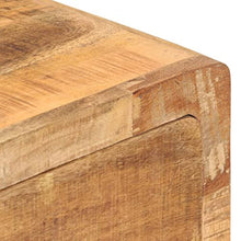 vidaXL Credenza 60x35x75 cm in Legno Massello di Mango Grezzo