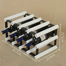 Wine Rack Holder 6 Bottle Wine Rack -Solid legno Multi-Function Piano Vino Shelf Calice Hanging Shelf WTZ012 (Color : White)