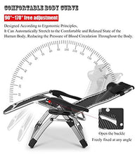 MJ-Brand Sedie Zero Gravity Patio Esterna del Prato Inglese reclinabili per Heavy People Garden Beach Deck Sdraio Supporto 200kg