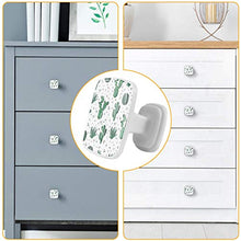 Succulente estive 4 PCS Pomelli per Porta, Pomolo per Mobile, Pomelli per Mobili con Viti, Maniglia per Armadietto, Pomelli per Porta, Pomelli per Cassetti per Porta, Armadio, Cassetto e Credenza